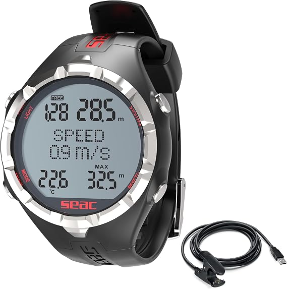SEAC Apnea Freediving Computer with Log and Real Time Data