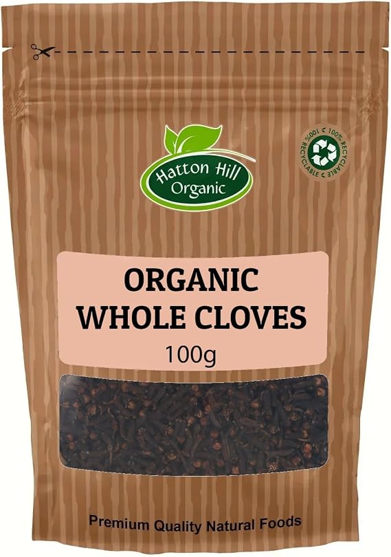 Organic Whole Cloves 100g by Hatton Hill Organic