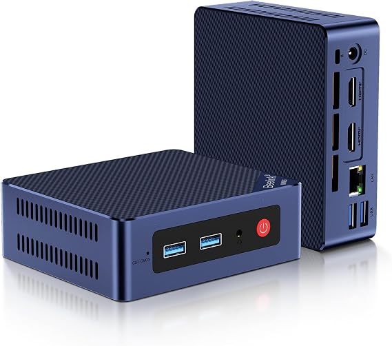 Beelink Mini S12 Pro Mini PC, Intel 12th Gen N100 (4C/4T, up to 3.4GHz), 16GB DDR4, 500GB SSD, Desktop Computer Support Dual HDMI 4K@60Hz, WiFi 6, BT5.2, NAS, Low Power
