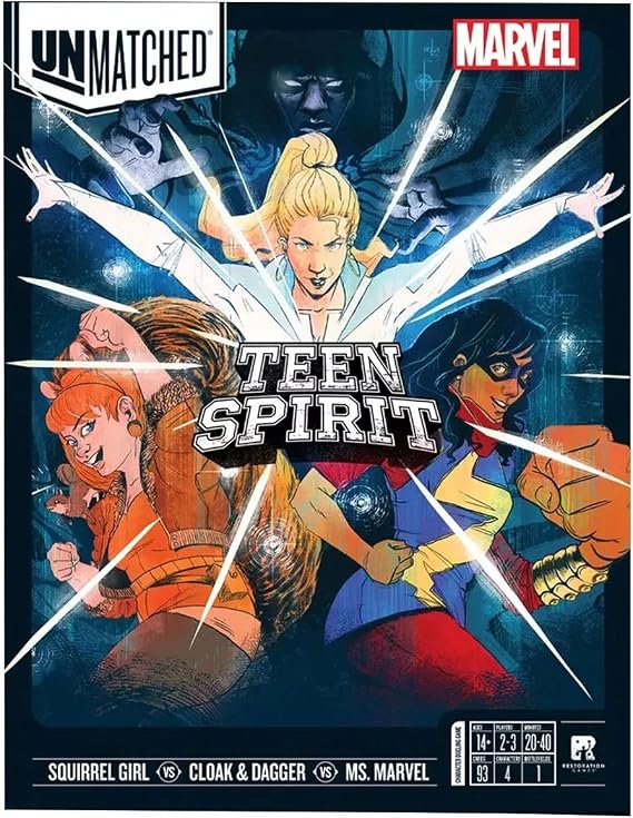 Unmatched: Marvel, Teen Spirit, Strategy Fighting Superhero Game for Family