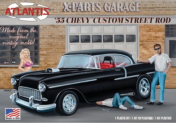 Atlantis 1955 Chevy XPARTS 1:25 Plastic Model KIT