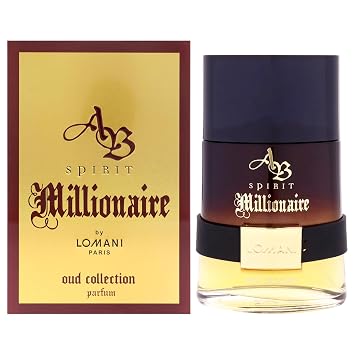 AB Spirit Millionaire Oud Collection by Lomani for Men - 6.6 oz Parfum Spray