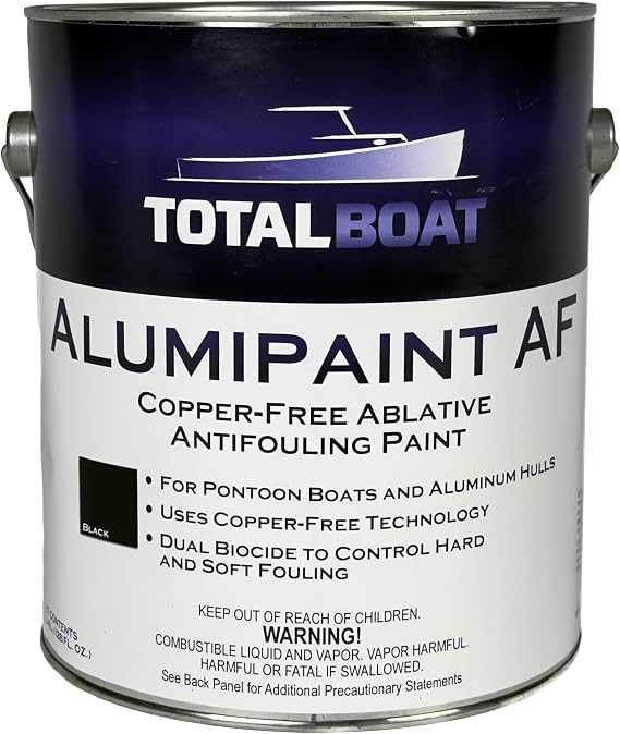 TotalBoat AlumiPaint AF Aluminum Boat Antifouling Bottom Paint - Black Gal