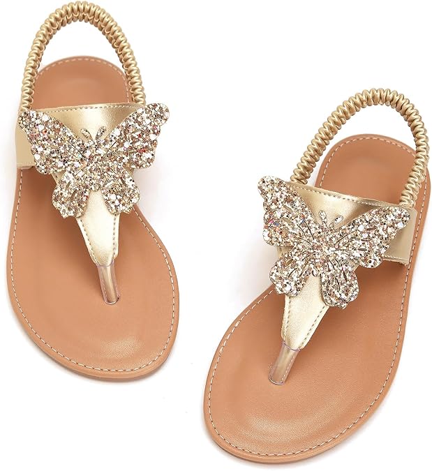 Toddler Girls Sandals Summer Flats Dress Shoes for Baby Little Kids Girl