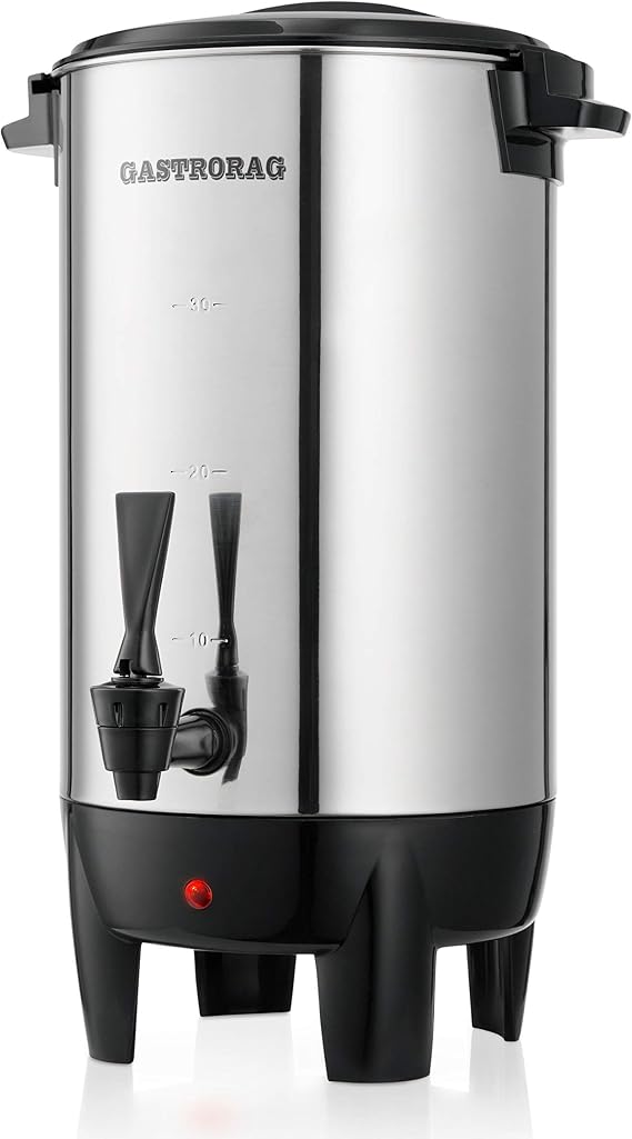 30 Cup Commercial Coffee Urn, Stainless Steel