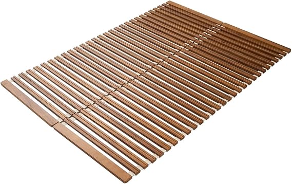 Emour Roll Slatted Bed OSMOS Double with Storage Fixing Belt