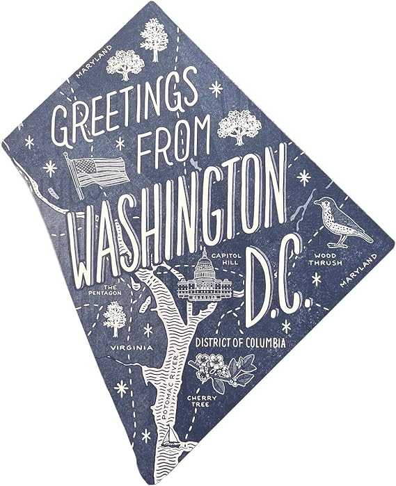 Noteworthy Washington D.C. Postcard