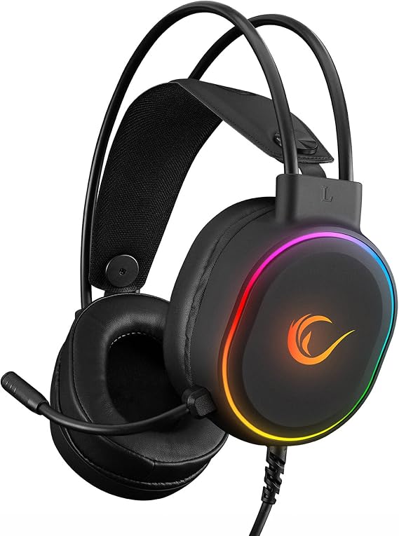 Rampage ROGUE Siyah USB RGB Ledli Gaming Esnek Mikrofonlu Oyuncu Kulaklık