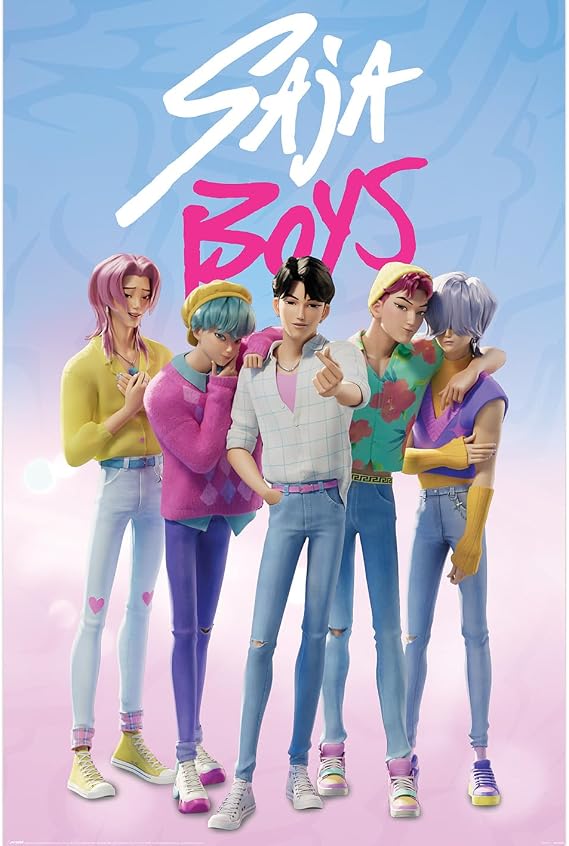 Merchandising K-Pop Demon Hunters: Saja Boys Maxi Poster
