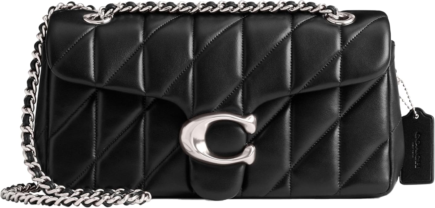 COACH Women's Quilted Tabby Shoulder Bag 26 With Chain Shoulder Bag