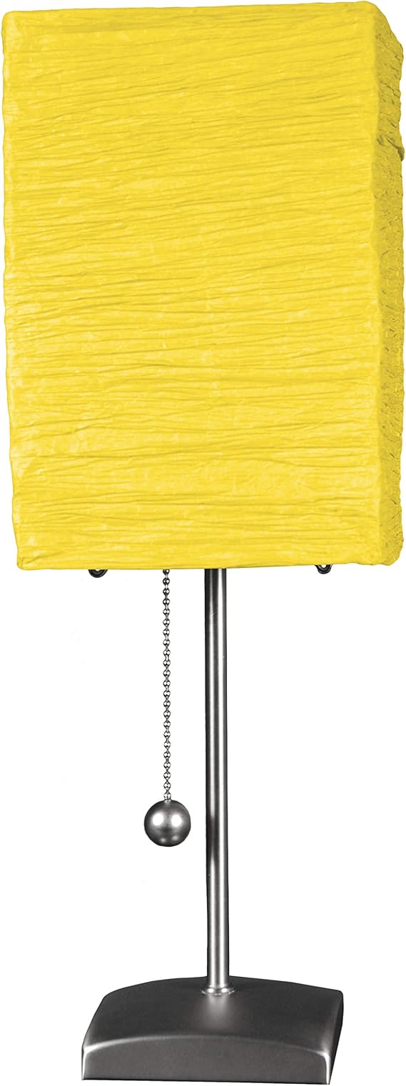 Red Lantern 17" Yoko Table Lamp, Yellow