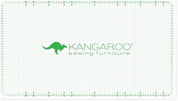 Arrow Sewing Furniture 66" x 36" Cutting Mat for Kookaburra Cutting Table