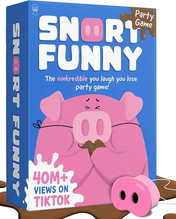 Snort Funny - Award-Winning Laugh-You-Lose Funny Game for Kids & Adults
