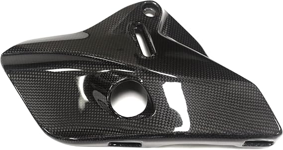 Carbon Fiber Heat Shield RH, for Ducati Monster 1200 821 (2014-2017), 2x2 Twill Weave