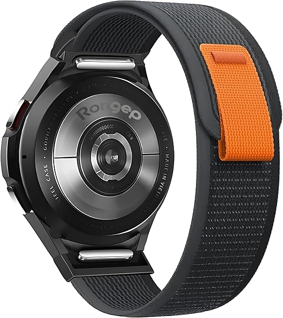New Generation Connection Travel Loop 20mm Cord Compatible with Rongep Samsung Galaxy Watch 7 Cord for 7/6/5/4 Series (40mm/44mm) Watch 6/4 Classic (47/43/42mm) Watch 5 Pro Compatible