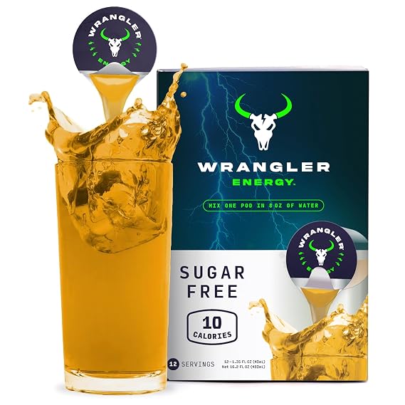 Wrangler Energy by Java House Liquid Energy Drink Concentrate, Pack of 12
