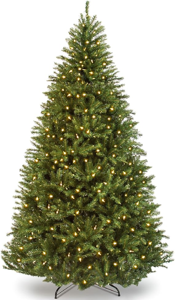 Best Choice Products 7.5ft Artificial Christmas Tree Pre-lit w/Viral Twinkling Lights Douglas Fir Full Fir Lighted Holiday Decoration w/ 700 Warm White LED Lights, 2,254 Tips, Metal Stand