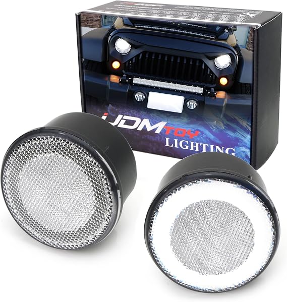 iJDMTOY LED Turn Signal/Driving Light Kit For Jeep 2007-2017 Wrangler JK