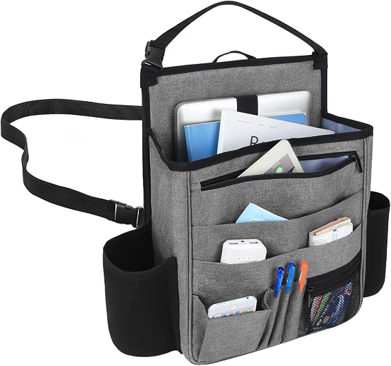 LUXJA Front Car Seat Storage Organizer, Gray