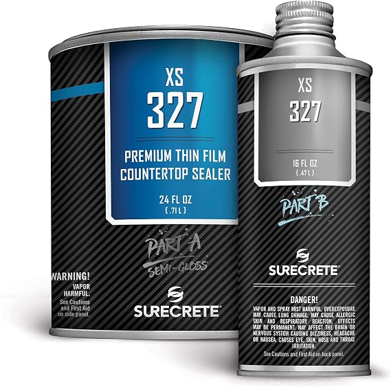 Surecrete Concrete Countertop Sealer XS-327 Semi-Gloss Food Safe Sealer Water Based (1)