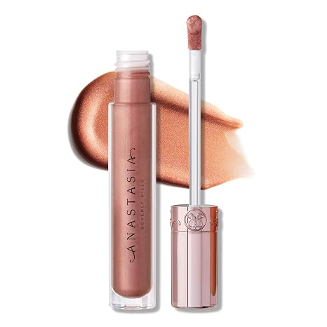 Anastasia Beverly Hills - Lip Gloss Luminous Universal Tinted | Mirror-Like High Shine, Full-Pigment Intensity, Precision Paddle Applicator, Versatile Multi-Finish Range, Luxe Vanilla.