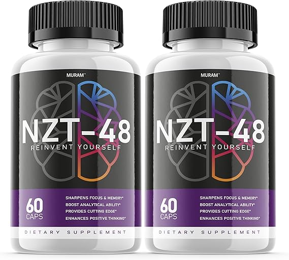 (2 Pack) NZT-48 Limitless Pill, Focus Original Formula, 2 Month Supply