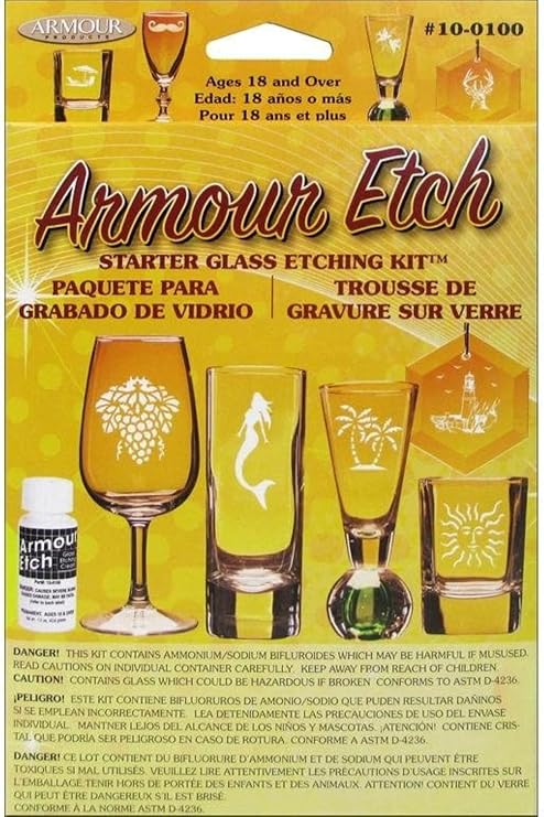 Armour Etch Glass Etching Starter Kit 14 To Adult