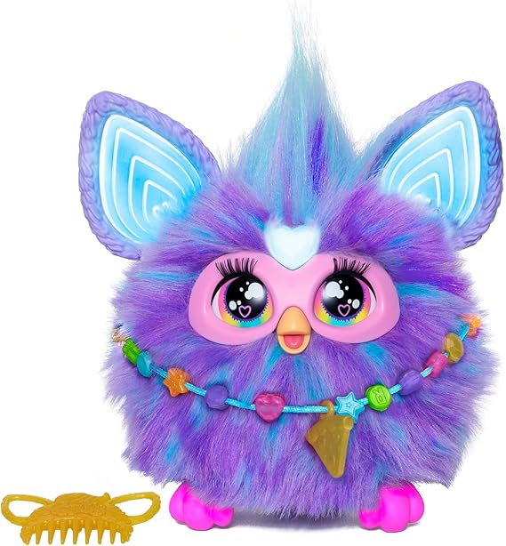 Furby Hasbro Electronic Plush Toy Soft and Soft 5 Sound Modes Stimulates Imagination Music and Lights Toy for Girls and Boys from 6 Years Doll as a Gift