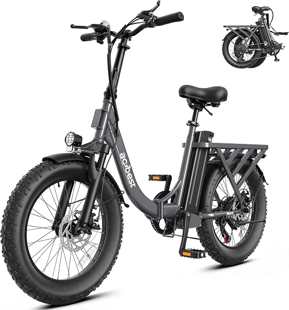 ACTBEST Mars/Mars Plus Folding Electric Bike for Adults, 80/85+Miles Range