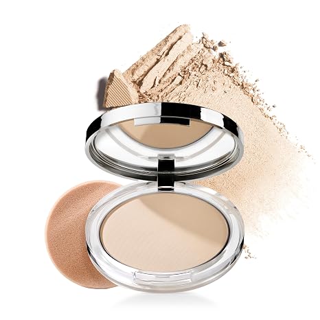 Clinique Stay-Matte Sheer Pressed Face Powder For Oily Skin Types | Sheer Coverage | Minimizes Shine | Makeup & Setting Powder