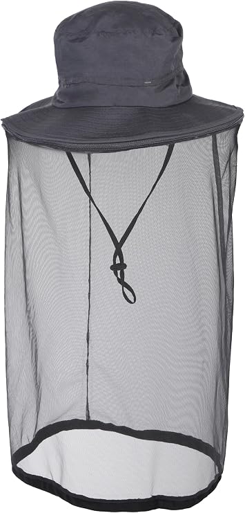 Lifesystems Expedition Mosquito Boonie Net Hat Bucket, Black, M, Black, m