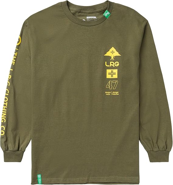 LRG Men's Long Sleeve Graphic Logo T-Shirt