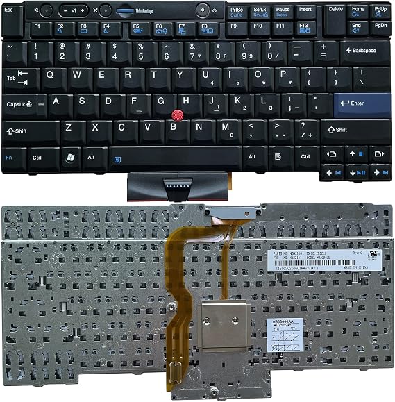 USA for Lenovo Thinkpad - T410 T410S T410i T420 T420S T420i T400S Laptop Keyboard for T510 T510i T520 T520i X220 X220T X220s X220i W510 W520 with Pointing Stick US Layout Keyboard