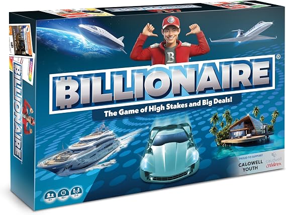 Billionaire | Board Game | From the Makers of Football Billionaire | Family Board Game for Kids and Adults | Ages 8+ | Strategy Game for 2-6 Players | New Edition