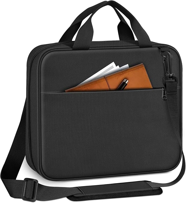 FINPAC Large Bible Cover for Men, Carrying Bible Bag Church Book Case