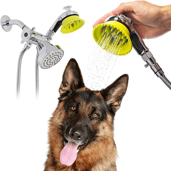 Wondurdog Deluxe Dog Washing Station, Shower Hose Attachment and Sprayer
