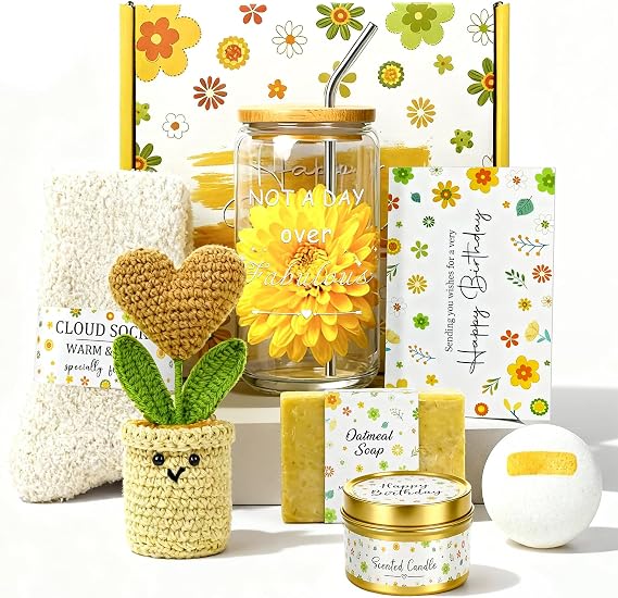 JOYOFUN Birthday Gifts for Women,Gift Baskets for Women Relaxing Gift Set Birthday Presents Female Friendship Gifts Box for Best Friend Bestie Girlfriend
