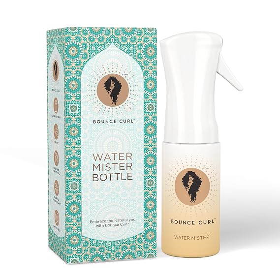 Bounce Curl Fine Mist Water Spray Bottle for Coily, Curly and Wavy Hair