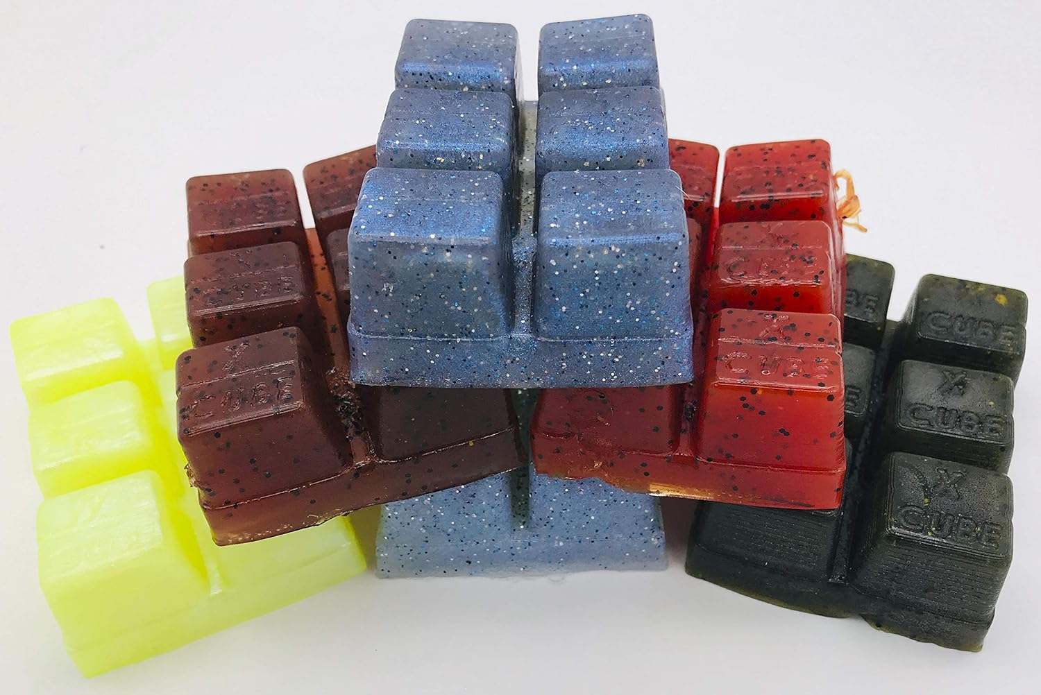 PLASTISOL Fishing Lure Making Plastic Cubes - Starter KIT 6 Pack - Over 16 oz 1 Pint Total Resin
