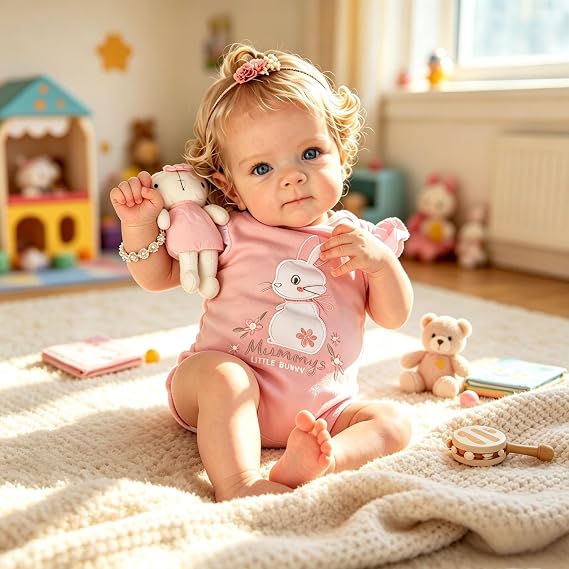 iCradle Reborn Baby Dolls 18Inch Realistic Baby Doll Silicone Dolls Toy for Kids Age 3+