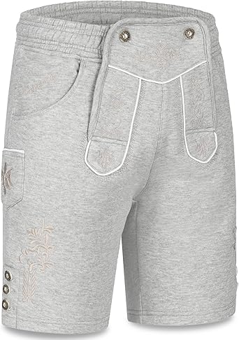 Steigenhofer Manufaktur Men Shorts Trachten Sweatpants - Lederhosen Look - Moritz - Lederhosen Men Outfits for Oktoberfest