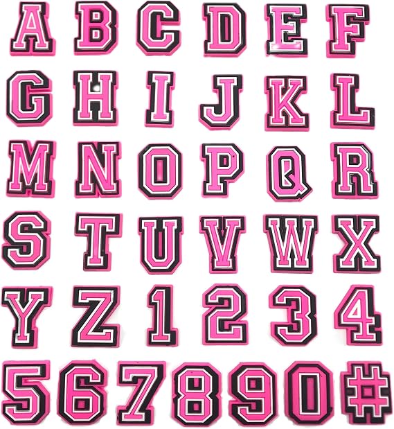 37pcs Shoe Charms for Clogs, Pink Cute and Unique Shoe Charms for Clogs, Pink PUV Shoe Decoration Accessories, DIY Shoe Decorations