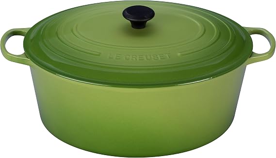 Le Creuset Enameled Cast Iron Signature Oval Dutch Oven, 15.5 qt., Cerise