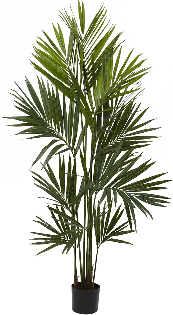 Nearly Natural 7ft. Kentia Palm Silk Tree