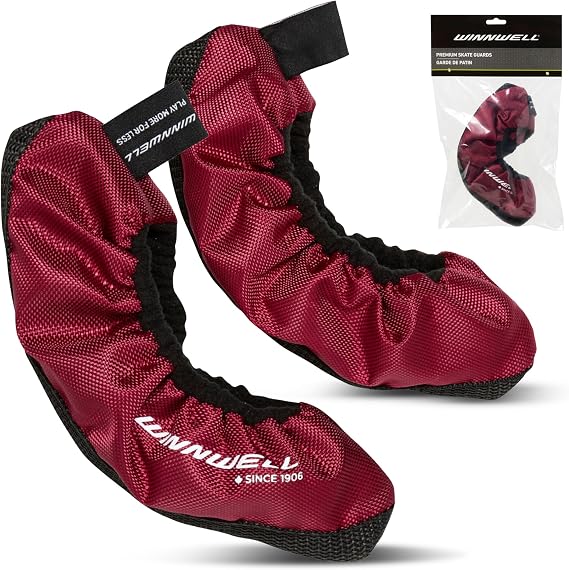 Winnwell Premium Skate Guards Protective, Cut-Resistant, Water-Resistant Covers for Ice Hockey and Figure Skates