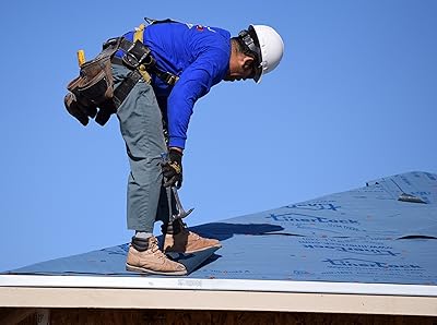 Synthetic Roll Roofing Underlayment 4 x 50 Repair Roll Blue Color Replaces 30# Roofing Felt Liner Lighter Weight and 20x Stronger Than Felt, !