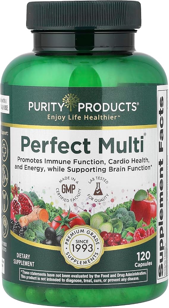 Purity Products Perfect Multi - Multivitamin Blend - 60 Nutrients