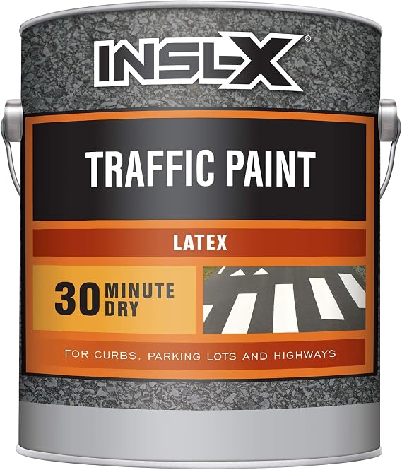 INSL-X Acrylic Latex Traffic Paint, Black, 1 Gallon