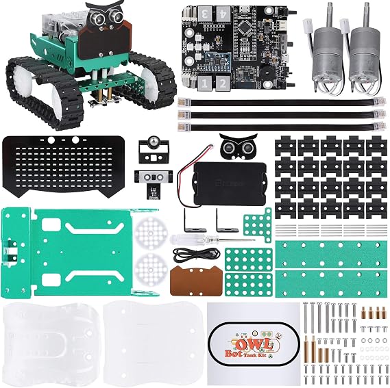 ELEGOO Owl Smart Robotics Car Kit V2.0 with Nano V4 Compatible with Arduino