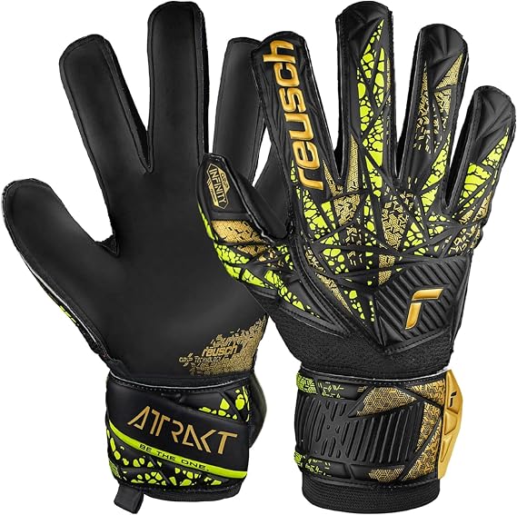 Reusch Attrakt Infinity Soccer Goalkeeper Gloves, Flexible Durable